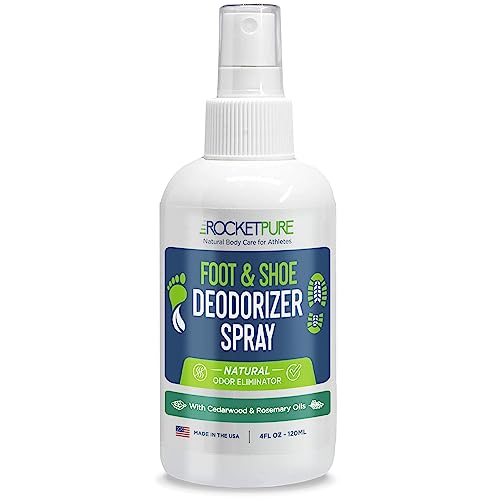 Rocket Pure Shoe Deodorizer Spray - Powerful Odor Eliminator