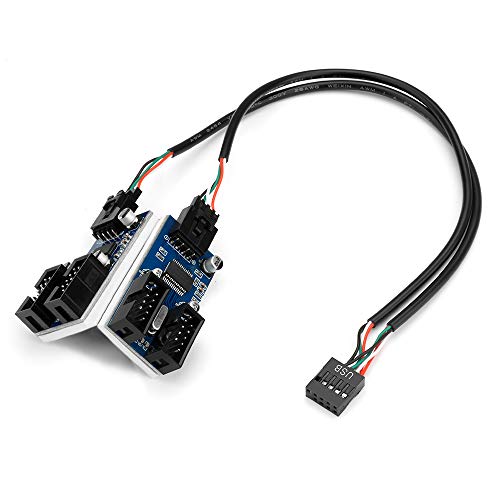 Rocketek USB Header Male to Female Extension Splitter Cable