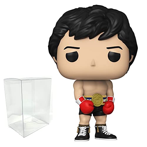 Rocky 45th Rocky Balboa with Belt Specialty Series Pop Protector Bundle