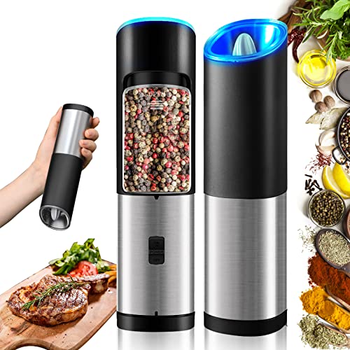 Rocyis Electric Salt and Pepper Grinder Set - Smart Kitchen Gadget