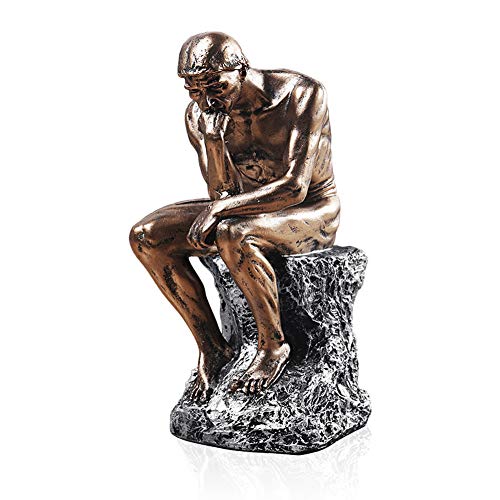 Rodin's The Thinker Inspired Decorative Statue