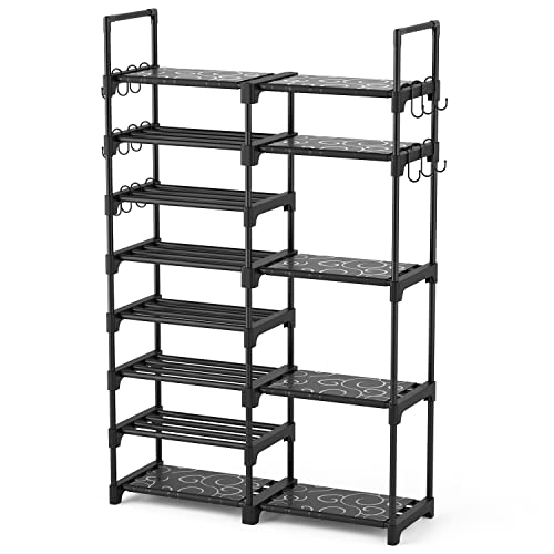 ROJASOP 8-Tier Metal Shoe Rack Organizer