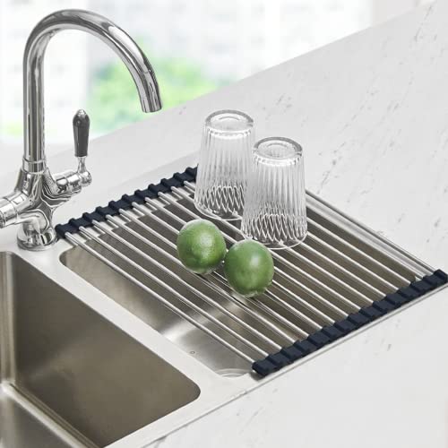 Roll Up Dish Drying Rack for Kitchen Sink