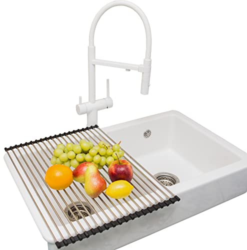 Roll Up Dish Drying Rack - Stainless Steel, Over The Sink
