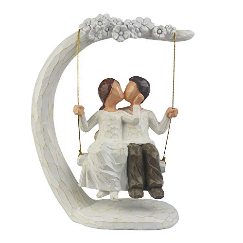 Romantic Couple Figurines in Love