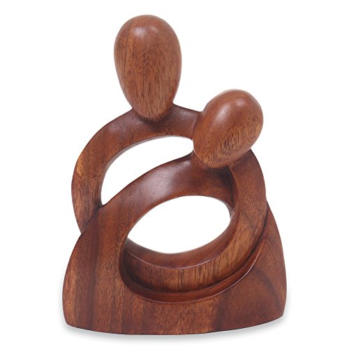 Romantic Wood Sculpture 'Eternity Of Love'
