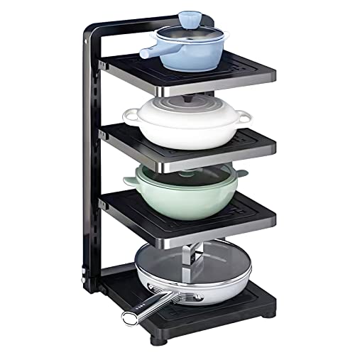 ROMATIA Pot and Pan Organizer Rack for under Cabinet