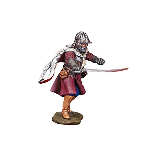 Ronin Miniatures - Polish Hussar with Saber and Wolf Skin