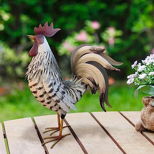 Rooster Garden Statues Decor