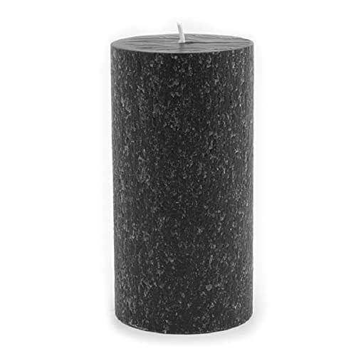 Root Candles 33640 Unscented Timberline Pillar Candle, 3 x 6-Inches, Black