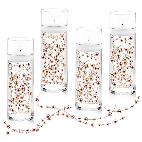 Rose Gold Vase Filler Centerpiece Table Decorations