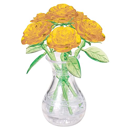 Roses in Vase 3D Crystal Puzzle