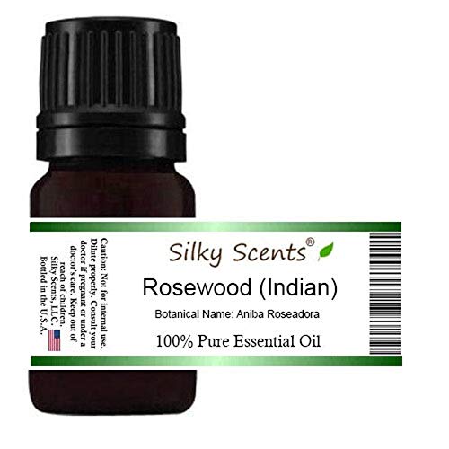 Rosewood (Indian) Essential Oil (Aniba Roseadora. Bois De Rose) 100% Pure and Natural 10 ML