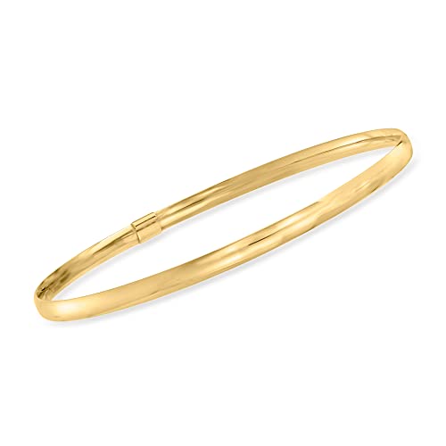Ross-Simons Italian 14kt Yellow Gold Bangle Bracelet