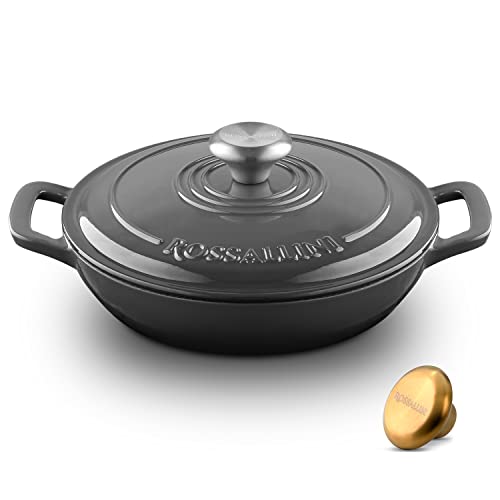 ROSSALLINI Enameled Cast Iron Braiser - Versatile and Stylish