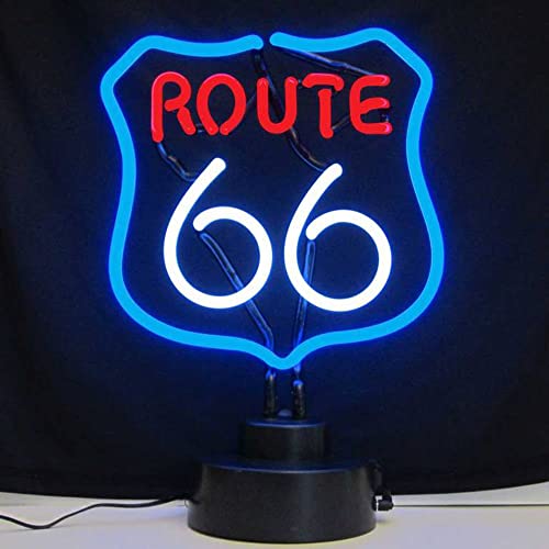 Route 66 Neon Sign Sculpture