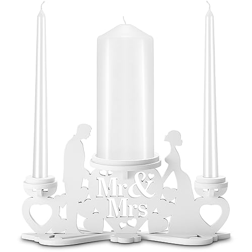Rozrety Unity Candle Holder for Wedding Decoration