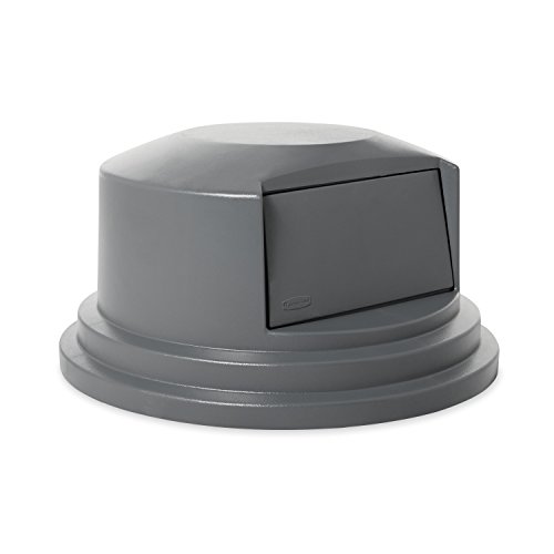 Rubbermaid Commercial Products BRUTE Trash Can Dome Lid, Gray, 55-Gallon, Compatible with the Rubbermaid 55-Gallon Garbage Bins