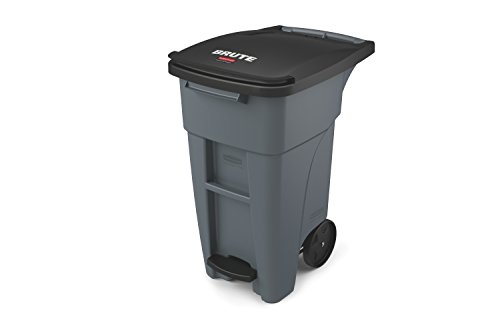 Rubbermaid Commercial Products Brute Trash Can with Wheels