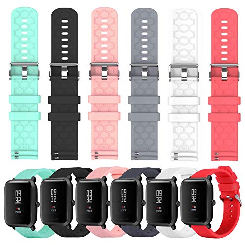RuenTech Soft Silicone Bands for Donerton & KALINCO P22 Smart Watch