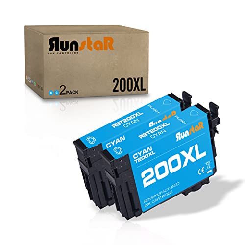 Run Star 200XL Cyan Remanufactured Ink Cartridge Replacement