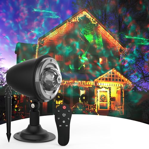 Rusoso Outdoor Christmas Projector Lights