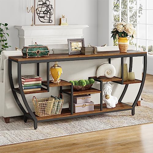 Rustic Console Table with Storage