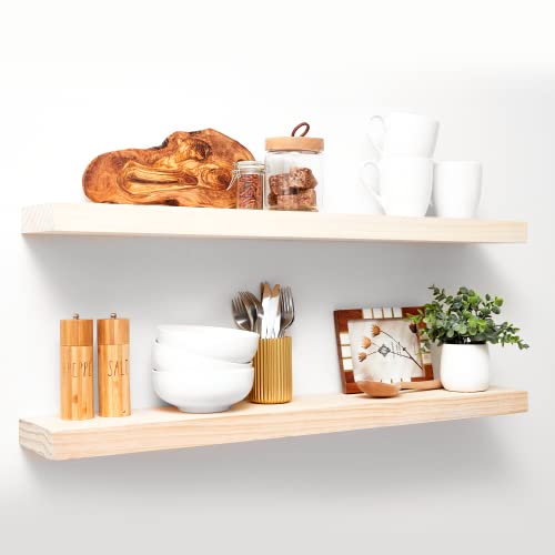 Rustic Farmhouse Floating Shelves