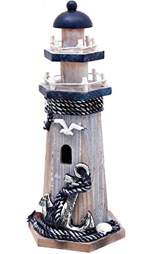 Rustic Nautical Lighthouse Decoration