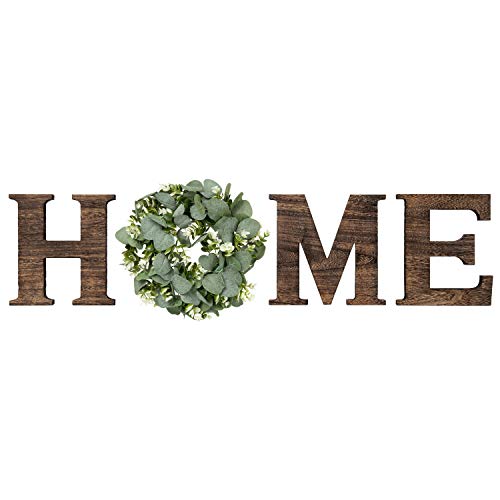 Rustic Wooden Home Hanging Letters Decorative Wall Art