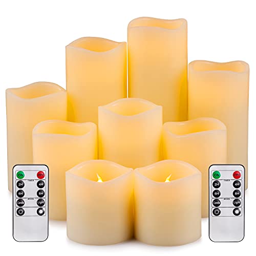 RY King Battery Operated Flameless Candle Set