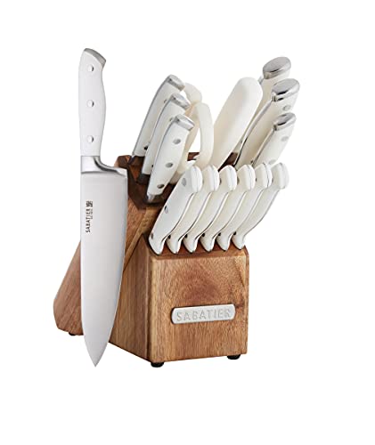 Sabatier 15-Piece Forged Triple Rivet Knife Block Set