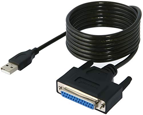 SABRENT USB 2.0 to DB25 IEEE-1284 Parallel Printer Cable Adapter