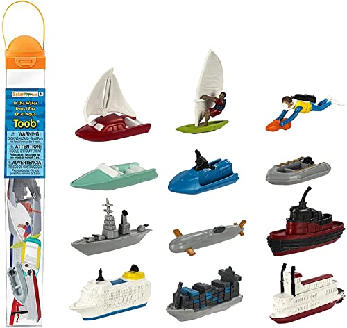 Safari Ltd. In The Water TOOBs Collection | Miniature Toy Figurines