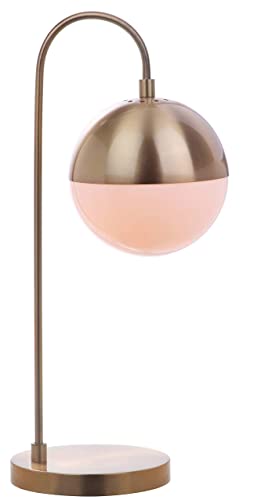 SAFAVIEH Modern Brass Gold Orb Table Lamp