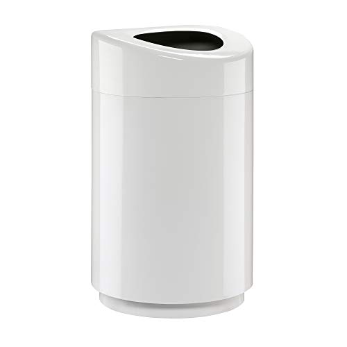 Safco Open Top Trash Receptacle With Liner 9920WH