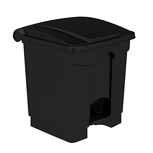 Safco Plastic Step-On Trash Can