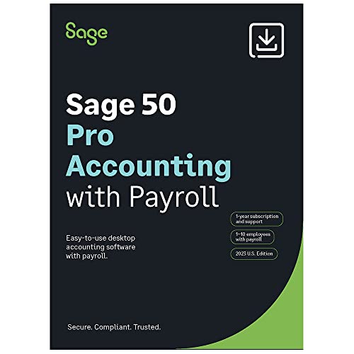 Sage 50 Pro Accounting 2023 U.S. with Payroll