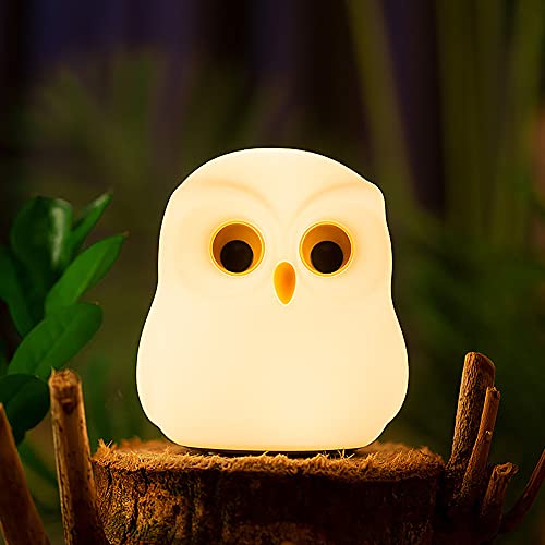 SAILINGFLO Cute Owl Kids Night Light