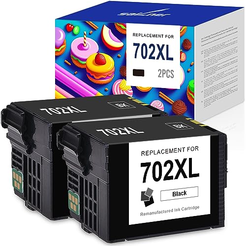 SAILNER 702XL Black Remanufactured Ink Cartridge Replacement