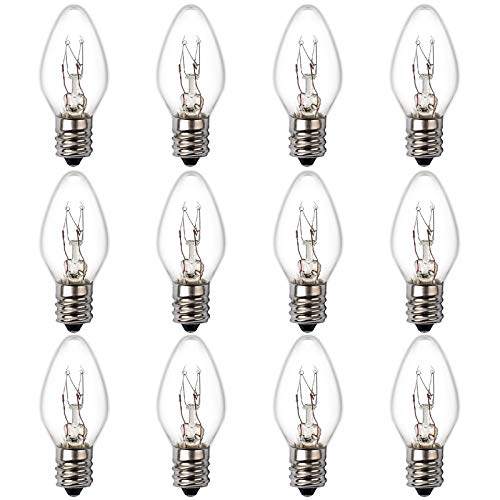 Salt Lamp Bulbs, 12Pack Dimmable Night Light Bulbs