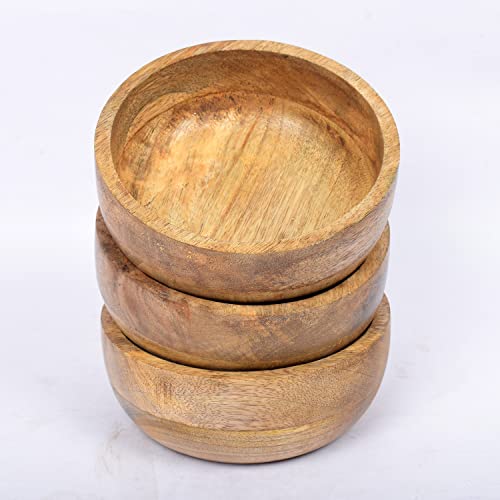 Samhita Mango Wood Round Bowl