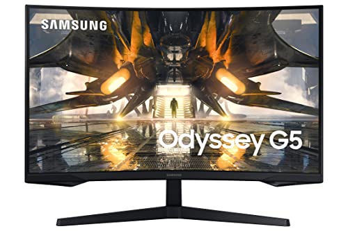 SAMSUNG 27" Odyssey G55A QHD Gaming Monitor with HDR 10