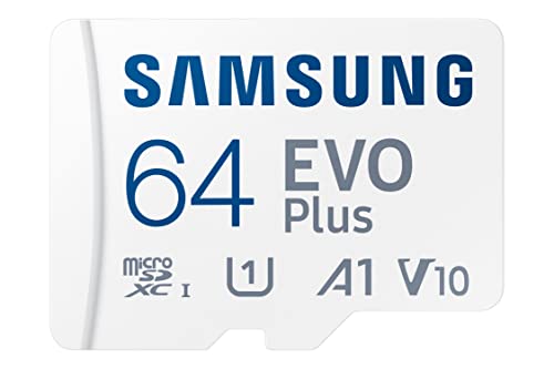 SAMSUNG EVO Plus Micro SDXC 64GB - High-Speed, Reliable Memory Card