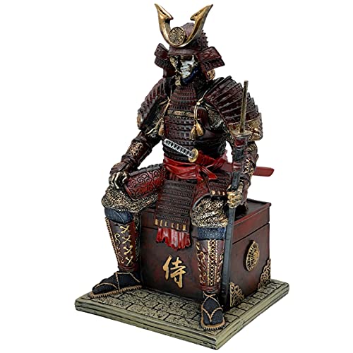Samurai Warrior Resin Statue Ornament Figurine for Home Decor