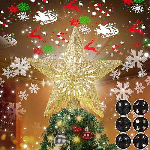 Samyoung Christmas Tree Topper Light
