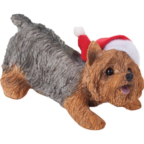 Sandicast Yorkshire Terrier Christmas Ornament