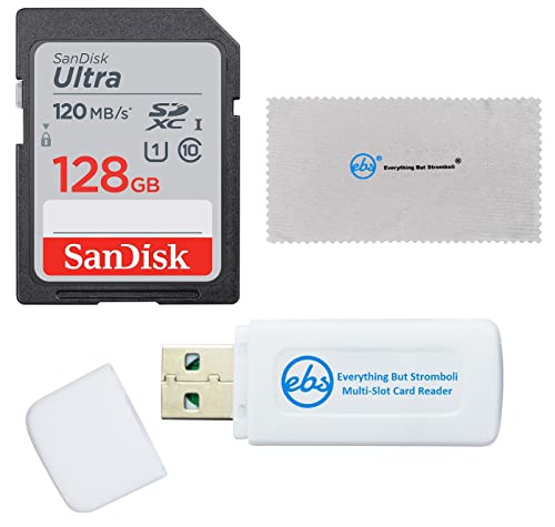 SanDisk 128GB SD Ultra Memory Card Bundle