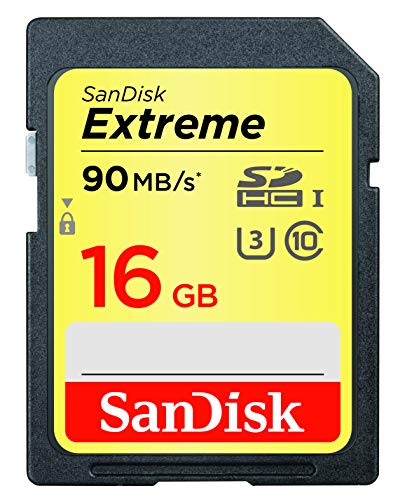 SanDisk 16GB Extreme SDHC Memory Card