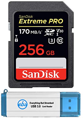 SanDisk 256GB SDXC Extreme Pro Memory Card Bundle